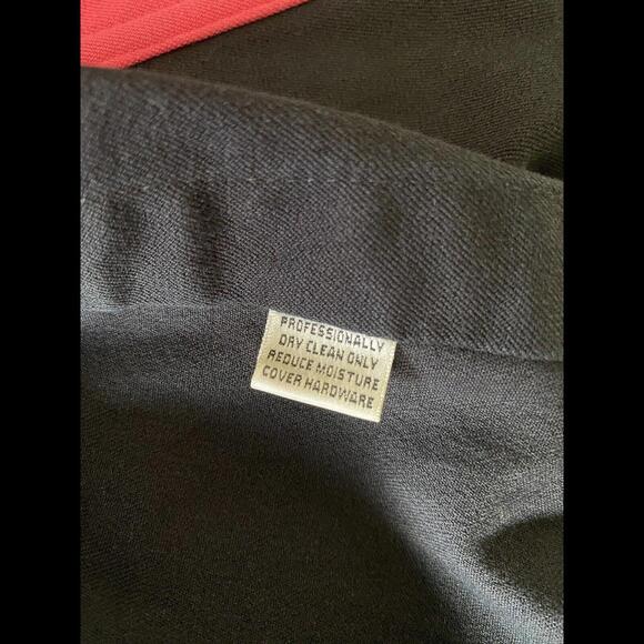 St John Sport by Marie Gray Denim Style Black Jacket  White Stitching Small VGUC - Picture 5 of 9